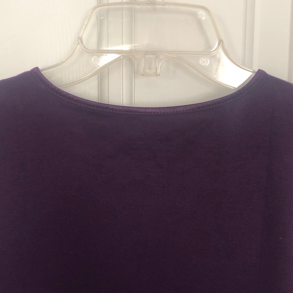Christopher & Banks Purple Sleeveless Crewneck Tank - Picture 8 of 9